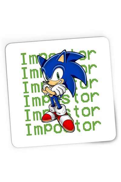 OEM Mousepad Gaming Sonic the Hedgehog Among Us Impostor, 21x19 cm