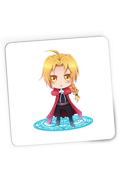 OEM Mousepad Gaming Edward Elric Fullmetal Alchemist Chibi Anime, 21x19 cm