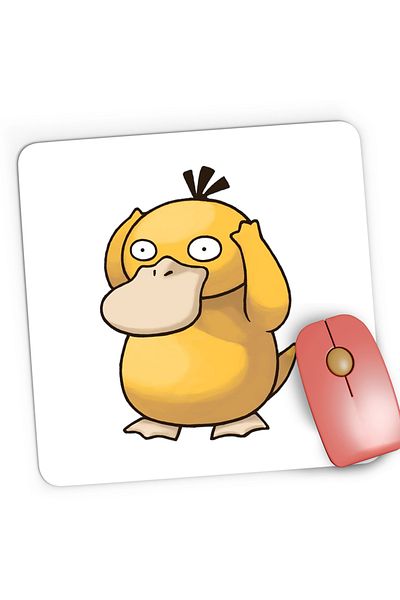 OEM Mousepad Gaming Pokemon Go Psyduck Cards Plus, 21x19 cm
