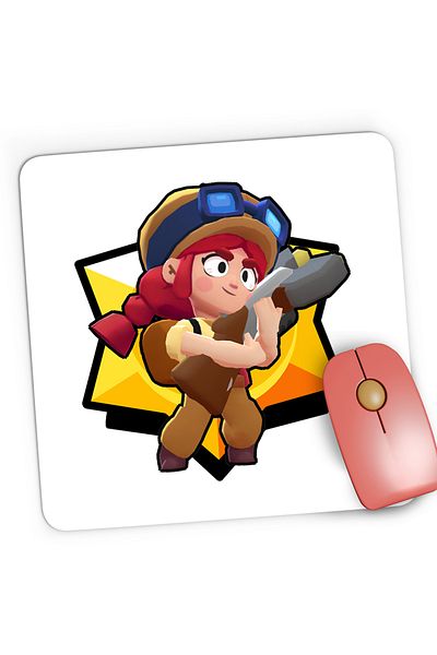 OEM Mousepad Gaming Jessie Brawl Stars GTA, 21x19 cm