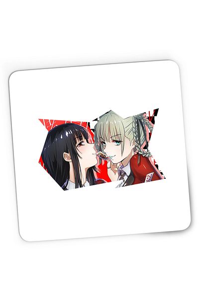 OEM Mousepad Gaming Kakegurui Runa Yumeko Poker Anime, 21x19 cm