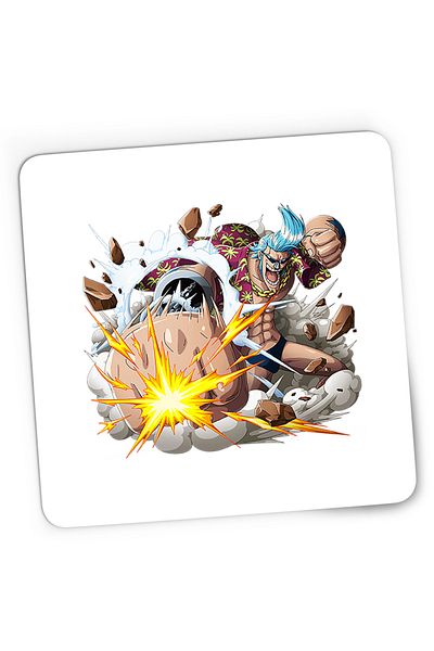 OEM Mousepad Gaming Cyborg Franky Attack One Piece Pirat, 21x19 cm