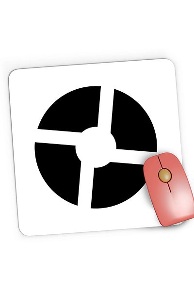 OEM Mousepad Gaming Quake Team Fortress Clasic Dota Fallout Logo Scout Black GTA, 21x19 cm