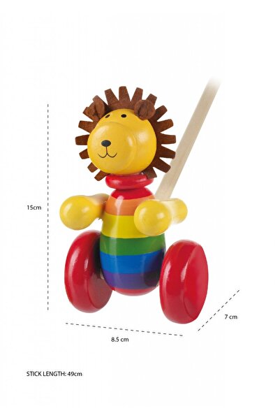 Orange Tree Toys Lion push toy