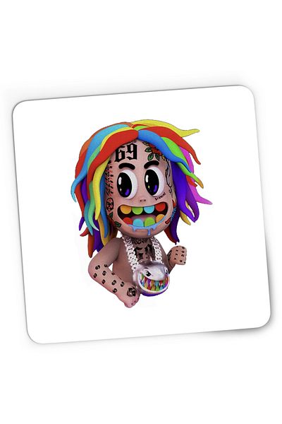 OEM Mousepad Gaming 6ix9ine Tekashi69 Rapper, 21x19 cm
