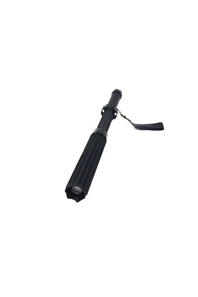 OEM Lanternă telescopică cu baston, 5800 mAH, aluminiu, neagră