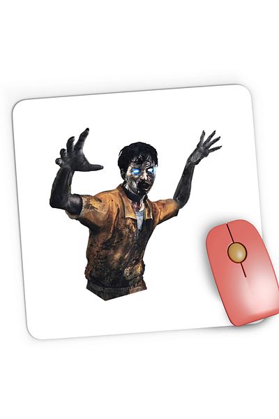 OEM Mousepad Gaming Call of Duty Zombie Horror Video Game, 21x19 cm