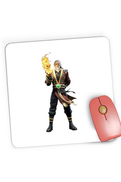OEM Mousepad Gaming Mortal Kombat Shan Tsung Shao Khan Boss Fighter, 21x19 cm