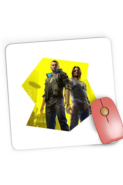 OEM Mousepad Gaming Cyberpunk 2077 Night City California, 21x19 cm