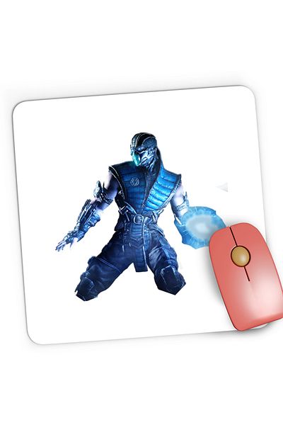 OEM Gaming Mousepad Mortal Kombat Magic Blue Armageddon Team Game, 21x19 cm