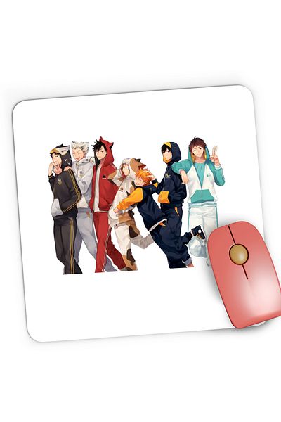 OEM Gaming Mousepad Haikyuu The Whole Volleyball Team Haikyu!!, 21x19 cm