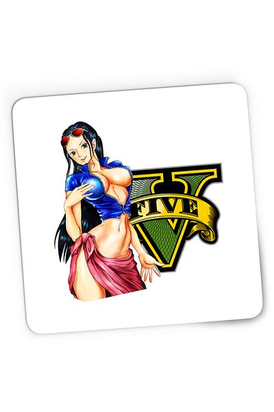 OEM Mousepad Gaming GTA Girl One Piece Nico Robin Devil, 21x19 cm
