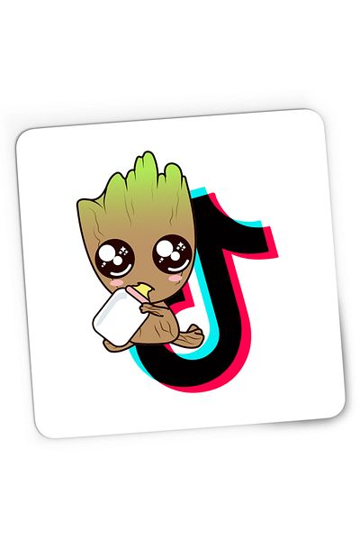 OEM Mousepad Gaming Baby Groot Tik Tok Star Tiktok, 21x19 cm