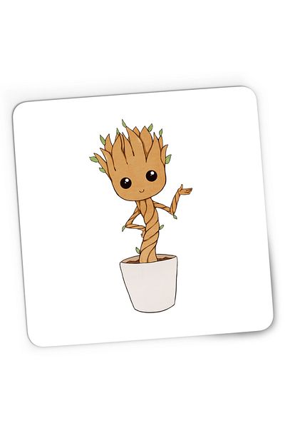 OEM Mousepad Gaming Baby Groot Dragobete Valentines Day Bebe, 21x19 cm