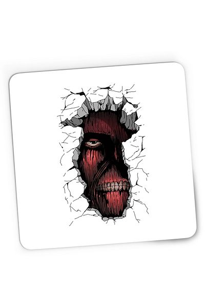 OEM Mousepad Gaming Attack on Titan Wall Anime Manga, 21x19 cm