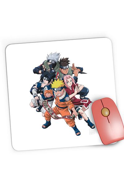 OEM Mousepad Gaming Naruto Team Gang Clan Anime Manga, 21x19 cm