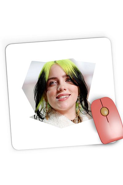 OEM Mousepad Gaming Billie Eilish Foto Bad Guy, 21x19 cm