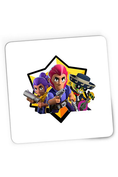 OEM Mousepad Gaming Brawl Stars Game Team, 21x19 cm