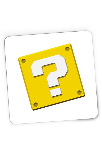 OEM Mousepad Gaming Super Mario Bros Question Mark Odyssey, 21x19 cm