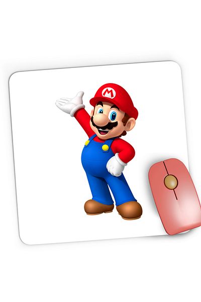 OEM Mousepad Gaming Super Mario Bros Arcade Game VIP, 21x19 cm