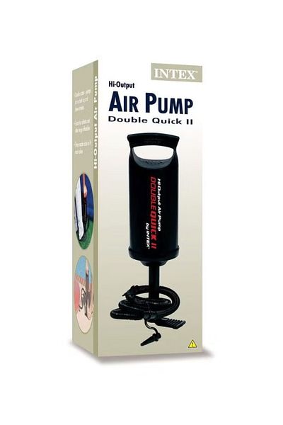 Intex Double Quick II Hand Pump – 14.76" – Dual-Action Manual Air Pump for Inflatables