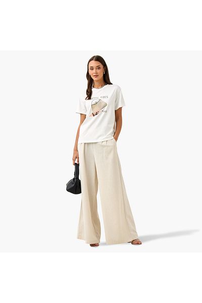 2Xtremz Embellished T-shirt with Round Neck