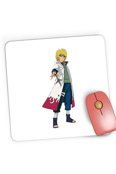 OEM Mousepad Gaming Naruto Minato Namikaze Storm Anime Manga, 21x19 cm