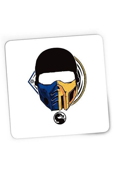 OEM Mousepad Gaming Mortal Kombat Insects Sports Mask Hero , 21x19 cm