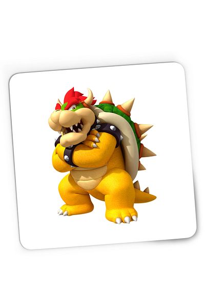 OEM Mousepad Gaming Super Mario Bros Koopa Evil Turtle Kart, 21x19 cm