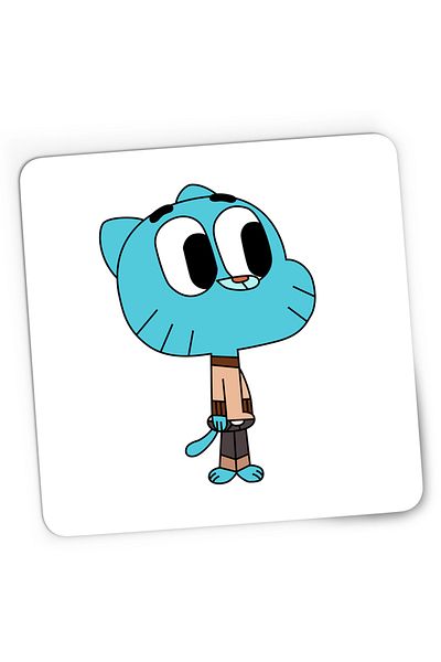 OEM Mousepad Gaming Gumball Motanel Desene Animate Pisic, 21x19 cm
