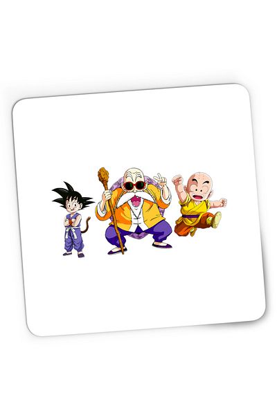 OEM Mousepad Gaming Dragon Ball Z Son Goku Master Roshi Krillin Anime, 21x19 cm