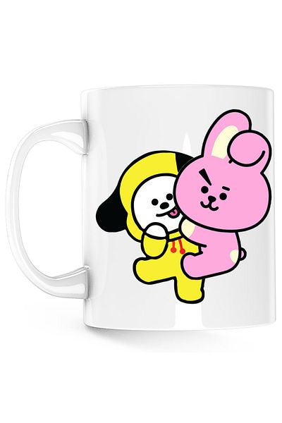 OEM Cana BT21 Chimmy Cooky BTS Kpop Baby, alba, 330 ml