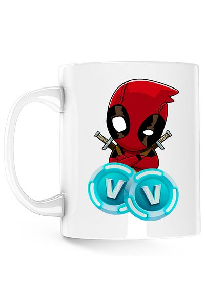 OEM Cana eadpool Fortnite VBucks Ninja, white, 330 ml