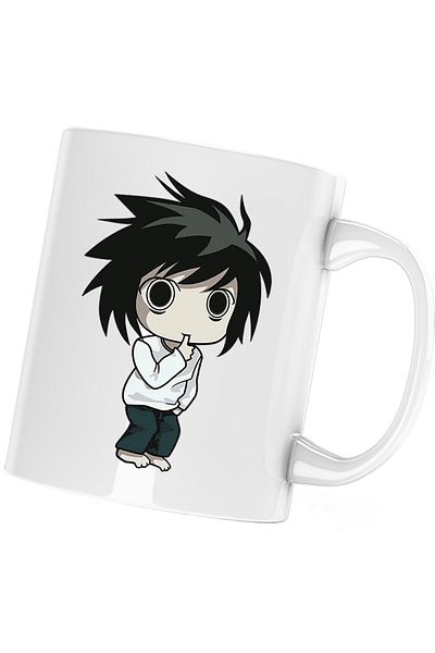 OEM Death Note Detective Baby Mug L Sherlock Holmes, white, 330 ml