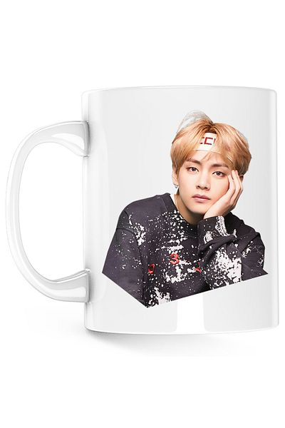 OEM Cana BTS Kpop V Singer, alba, 330 ml
