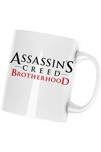 OEM Assassin's Creed Brotherhood Logo Mug, white, 330 ml