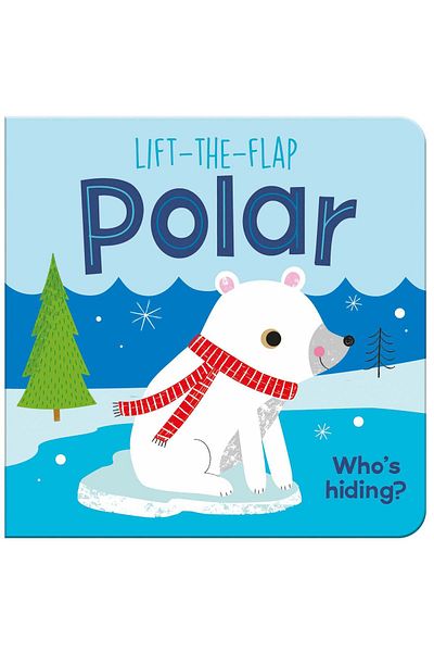 North Parade Children's book, NPP, Lift-The-Flap Polar Children's Board Book, 2+ years