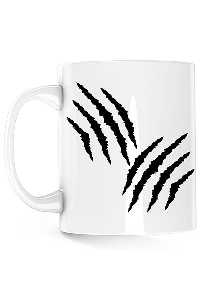 OEM Wolverine X Men Claws Minecraft GTA Mug, white, 330 ml