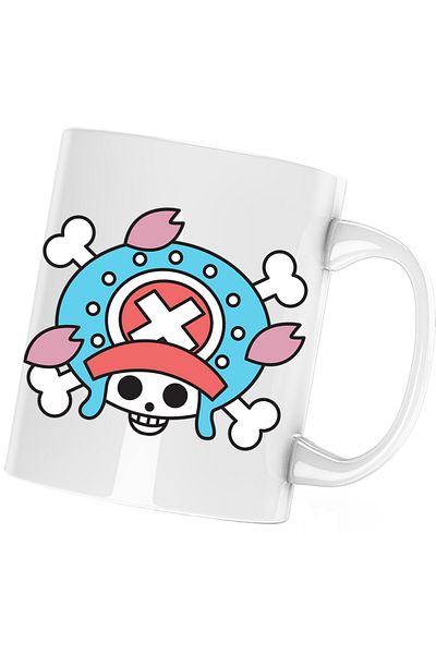 OEM Cana One Piece Tony Tony Chopper Flag Logo Sigil, alba, 330 ml