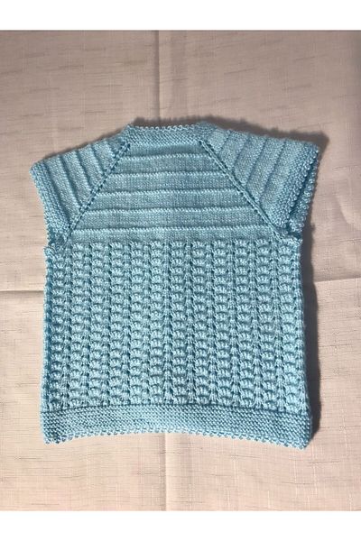 Vinezza Home Collection Vi̇nezza Home Collection Hand Knitted Baby Vest