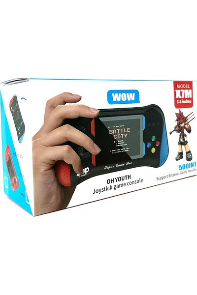 Generic Game Boy Handheld Game Console 500in1, Support External Game