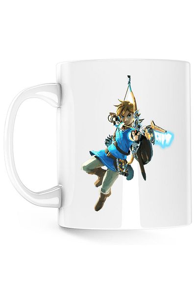OEM Cana Legend of Zelda Link Minecraft Game, alba, 330 ml