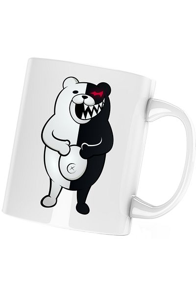 OEM Cana Monokuma Killer Teddy Bear Danganronpa, alba, 330 ml