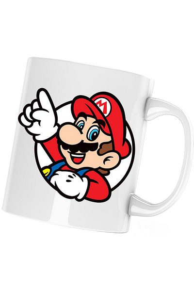 OEM Cana Super Mario Bros Rebel Gamer Youtube, alba, 330 ml
