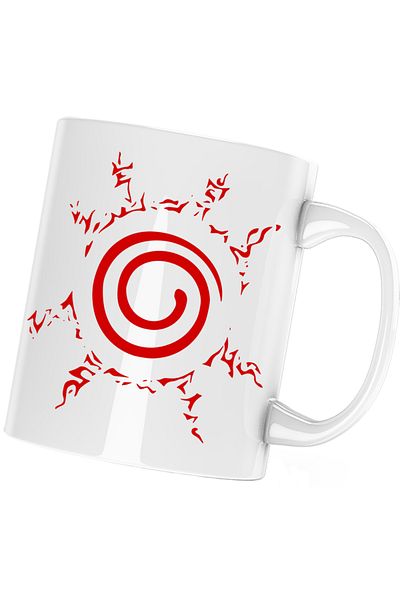 OEM Cana Naruto Shippuden Boruto Symbol Logo Sasuke, alba, 330 ml