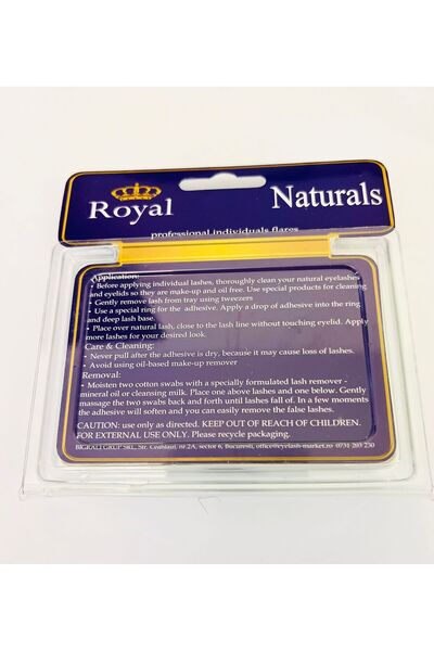 Royal Gene tip smocuri Premium Naturals, Lungime 11 mm (Medium)