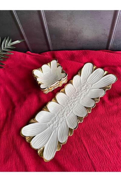 ROSSEV Flora Gold Presentation Bowl Set of 3