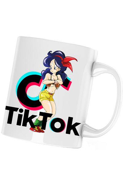 OEM Cana Dragon Ball Z Tiktok Anime Tik Tok Cool Mom, alba, 330 ml