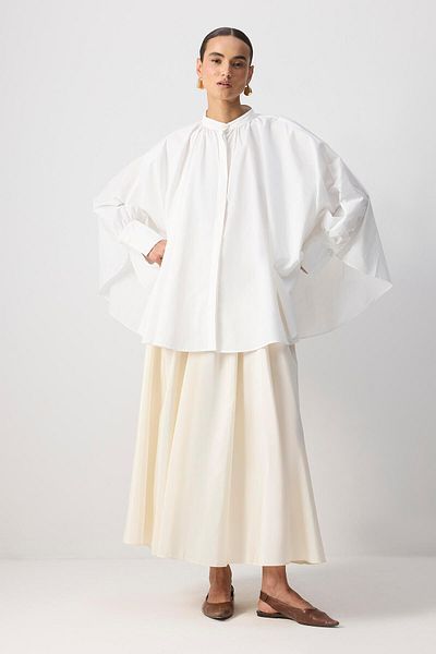 Touché Privé Bat Sleeve Poplin Shirt