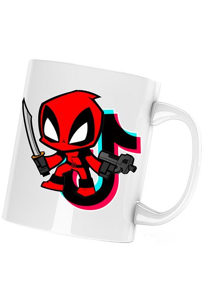 OEM Cana Deadpool Baby Ninja Tiktok, alba, 330 ml